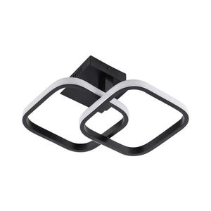 Plafonieră LED ROBERT, 25 W, 230 V, 25 x 38 cm, negru imagine