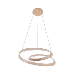 Lustră suspendată pe cablu GLOW, LED 75W, 230V, 4000K, Ø 60 cm, auriu imagine