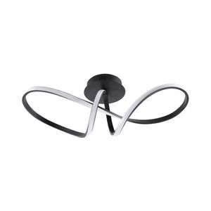 Plafonieră LED FLAVIA, 33 W, 230 V, 24 x 61 cm, neagră imagine