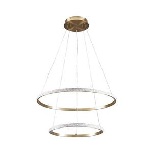 Lustră LED suspendată pe cablu DIANA LED/44W/230V 4000K Ø 59 cm aurie imagine