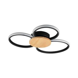 Plafonieră LED SABINA 38W/230V, lemn de cauciuc imagine