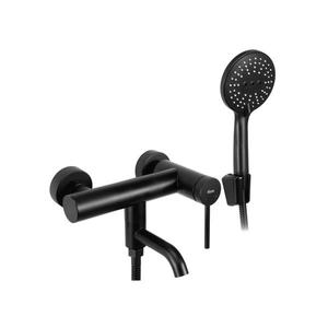 REA-B4240 - Set baterie pentru cadă CLIF, negru mat imagine