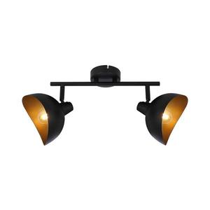 Brilliant - Spot LAYTON 2xE14/25W/230V negru/auriu imagine