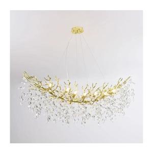 Zuma Line MD4115-14I-G - Candelabru suspendat pe cablu CINDY 14xG9/3, 5W/230V 115x40 cm auriu imagine