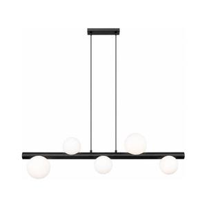 Zuma Line P0574-05N-P7AA - Candelabru FORES suspendat pe cablu, 5xG9/33W/230V, negru imagine