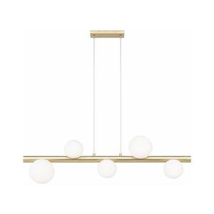 Zuma Line P0574-05N-V6AA - Lustru suspendat pe cablu FORES, 5xG9/33W/230V, auriu imagine