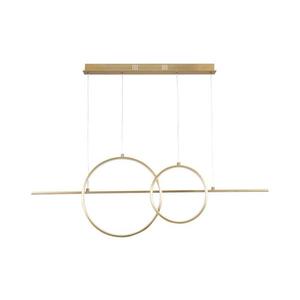 Lustră LED suspendată pe cablu LAURA LED/42W/230V aurie imagine