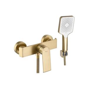 REA-B6403 - Set de duș cu baterie HASS, auriu periat imagine