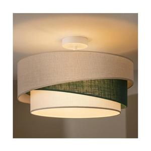 Brilagi - Lustră aplicată ARROW, 1x E27/60W/230V, Ø 45 cm, bej/verde/alb imagine
