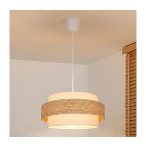Brilagi - Lampă suspendată cu cablu SPACE, 1x E27/60W/230V, Ø 40 cm, bej/crem imagine
