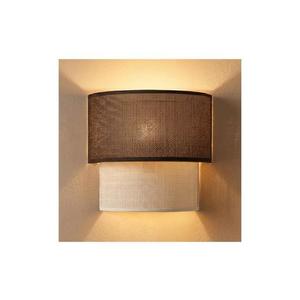 Brilagi - Aplica de perete LED BOHO ECO 1xE27/10W/230V maro/crem imagine