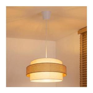 Brilagi - Pendul pe cablu SPACE, 1xE27/60W/230V, Ø 40 cm, bej/crem imagine