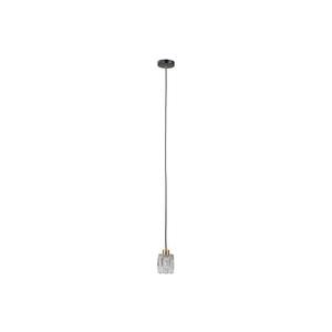 PND-40813-1-BK-HBR - Lustră TORNO suspendată pe cablu, 1xE14/40W/230V, negru/auriu imagine