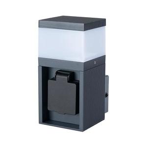 Brilagi - Lampă de exterior cu priză SCHUKO PILLAR 1xG9/11W/230V IP44 antracit imagine