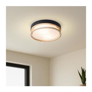 Brilagi - Plafonieră ORINO 2xE27/40W/230V Ø 27 cm negru/stejar imagine