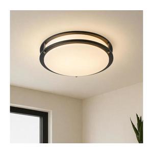 Brilagi - Plafonieră ELARO 4xE27/40W/230V Ø 41 cm, negru imagine