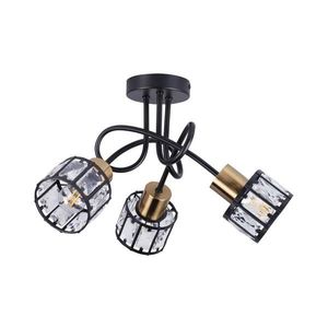 Lustru aplicat ZAHARA 3xE27/10W/230V, negru imagine