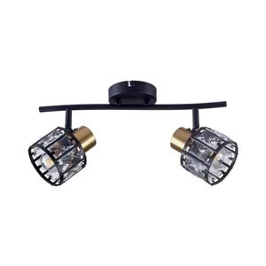 Plafonieră aplicată ZAHARA 2xE27/10W/230V, neagră imagine