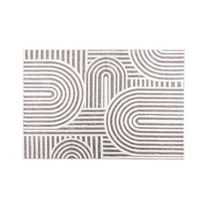 Covor SALAMANCA 67x120 cm gri/alb imagine