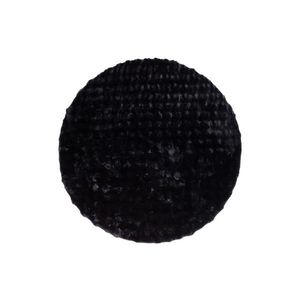 Covor rotund RABBIT BUBBLE, 160 cm, negru imagine