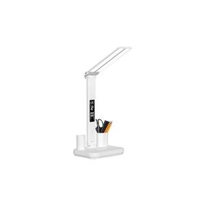 NOBLITE P Lampă de birou LED reîncărcabilă, dimabilă, 5W/5V, 3000/4000/6000K, 2200 mAh, albă imagine