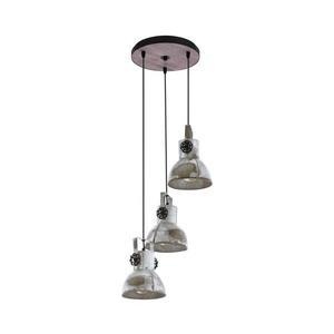 Eglo 79371 - Lustră suspendată pe cablu BARNSTAPLE 3xE27/40W/230V maro/patină imagine