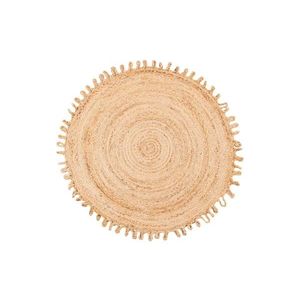 Covor rotund natural JUTA, 100 cm, bej imagine
