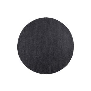 Covor rotund natural FIR WOOL, 160 cm, 2600 g/m2, antracit imagine