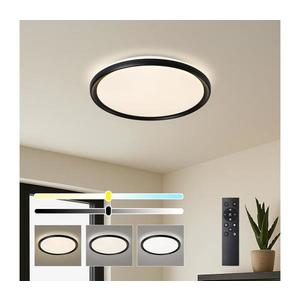 Brilagi - Plafonieră LED dimabilă RIVO, 72W, 230V, 3000-6000K, negru, diam. 50 cm, cu telecomandă imagine
