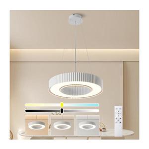 Brilagi - Lustră LED dimabilă LUMIX, 48 W, 230 V, 3000–6000 K, alb, Ø 50 cm + telecomandă imagine
