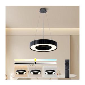 Brilagi - Lustru LED reglabil LUMIX LED/48W/230V 3000-6000K negru pr. 50 cm + telecomandă imagine