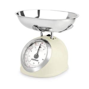 G3Ferrari G2000300 - Cântar de bucătărie retro cu bol ASKA, crem/inox imagine