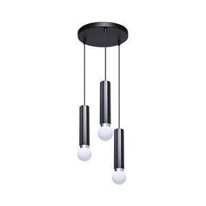 PND-33849-3R-BK - Lustra MACERA suspendată pe cablu, 3xE27/40W/230V, neagră imagine