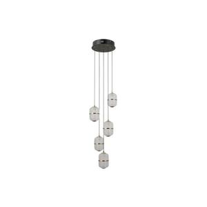 PND-34375-5-BK - Lustră LED pe cablu ALANI 5xLED/5, 6W/230V 3000K neagră imagine