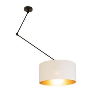 Lustră LED reglabilă pe tijă GORTA 1xE27/60W/230V alb/auriu imagine