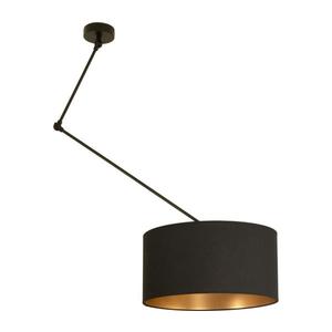 Lustră LED reglabilă pe tijă GORTA 1xE27/60W/230V negru/auriu imagine