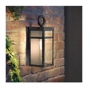 Quintiesse QN-PORTER-S-DZ - Aplică de perete pentru exterior PORTER S, 1xE27/60W/230V, IP44, negru imagine