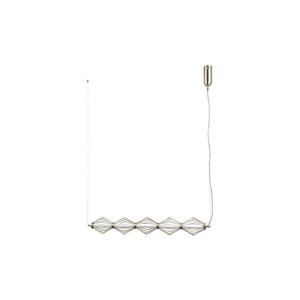 Lustră LED suspendată pe cablu SEVILLA, 25W, 230V, 3000K, aurie - PND-34403-5-HBR imagine