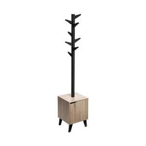 5five - Cuier de podea RAME 169x35 cm negru/maro imagine