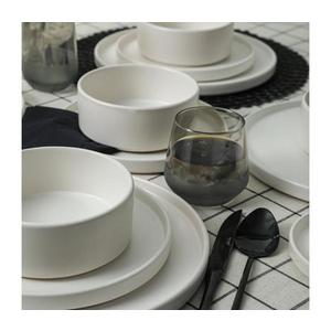 Set de veselă, 20 piese, alb/ceramică imagine