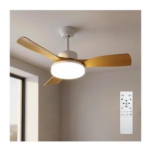 Brilagi - lator de tavan cu LED și funcție dimmer, 34W, 230V, 106 cm, alb/maro + telecomandă imagine