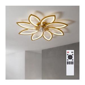 Brilagi - lator de tavan LED reglabil, 43W/230V, Ø 90 cm, auriu + telecomandă imagine