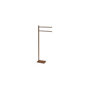 Gedy - Suport pentru prosoape cu agățător TRILLY, 83, 5 cm, bronz imagine