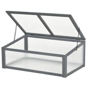 Imagine Outsunny Mini Seră, Mică Seră pentru Grădină, cu Plăci PC, Bună Penetrare a Luminii, 100L x 65B x 40H cm | Aosom Romania