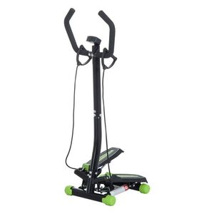 Imagine HOMCOM Stepper Profesional Fitness cu Manubriu si Corzi, 40x48x118cm
