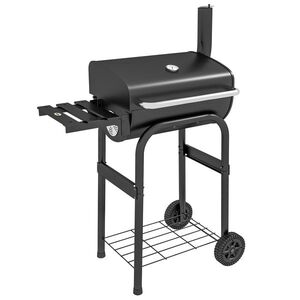 Imagine Outsunny Gratar Barbecue pe Carbune cu Rafturi | Aosom Romania