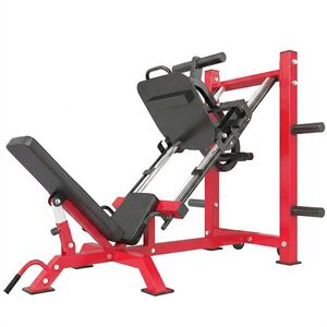 Imagine SPORTNOW Mașină leg press pentru sală de gimnastică acasă, antrenament picioare, forță, partea inferioară a corpului, cvadricepși, glutei, bicepși femurali, echipamente fitness | Aosom Romania