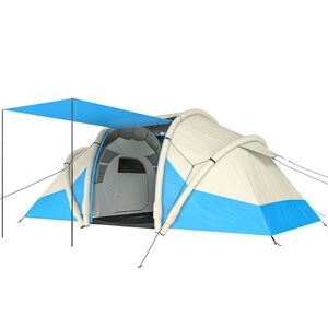 Imagine Outsunny Cort gonflabil rapid de montat, refugiu de aer, cort de camping | Aosom Romania
