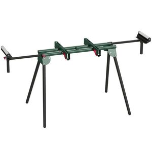 Imagine HOMCOM Suport pentru Troncatrice cu Brațe Reglabile, Picioare Pliabile, Înălțime Ajustabilă, Capacitate 150 kg, Verde | Aosom Romania