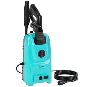 Imagine Outsunny Mașină de Spălat cu Presiune 1500 W, 120 Bari, Debit 390 L/h, Electrică cu Duza Reglabilă, Furtun 6 m, Albastru | Aosom Romania